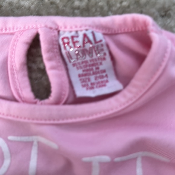 Real love I got it from my mama LS tee size 24M - Picture 4 of 4
